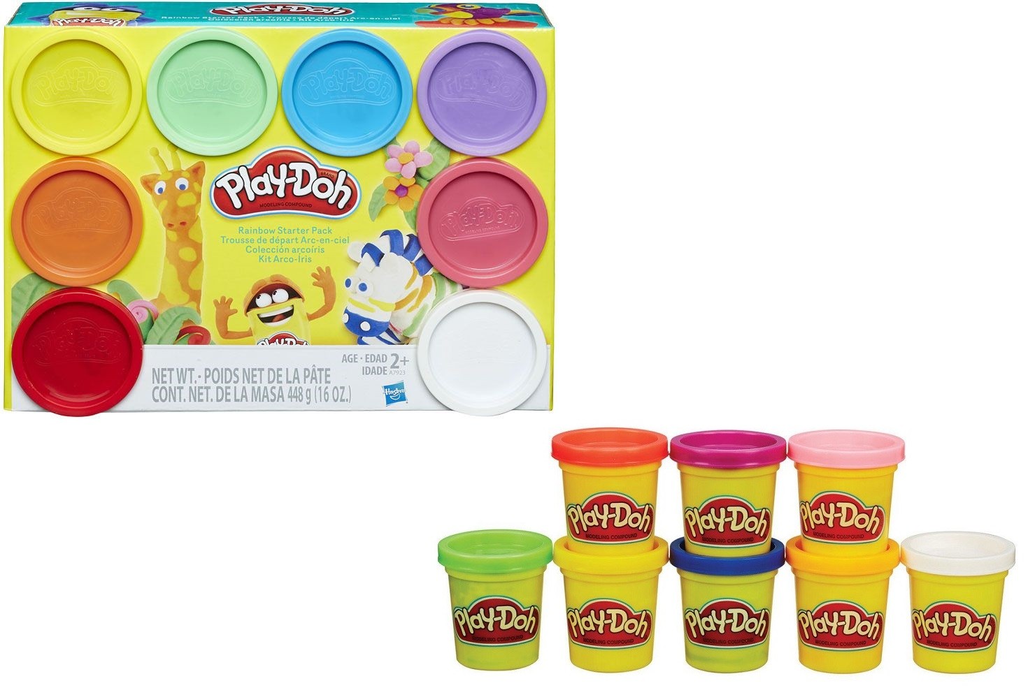 Play-Doh 16oz Rainbow Modeling Compound Starter Pack 8pc
