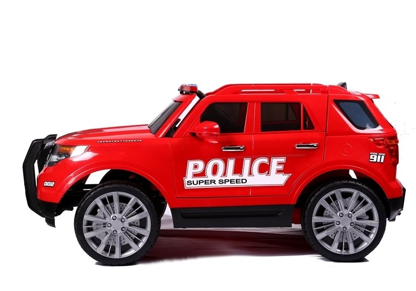Auto Policyjne Radiowóz Czerwone Na Akumulator
