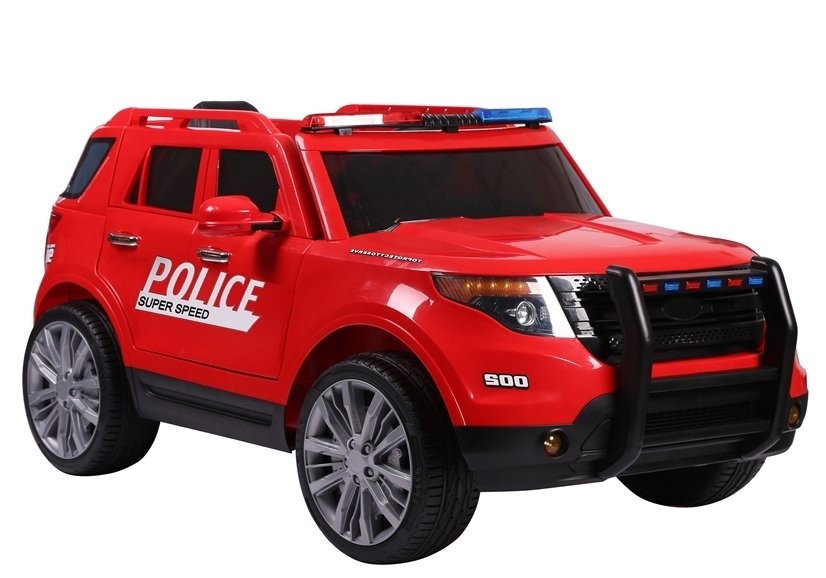 Auto Policyjne Radiowóz Czerwone Na Akumulator