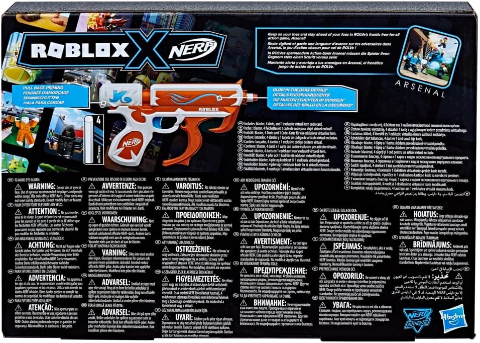 NERF Roblox Arsenal: Soul Catalyst Dart Blaster - F6762
