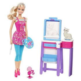 Mattel Barbie Jako Malarka V9300 V6933