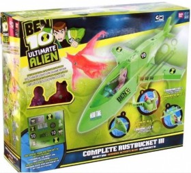 Bandai BEN 10 Ultimate Alien Exclusive DX Gruchot + 2  figurki (3 Mecha pojazdy) 97195