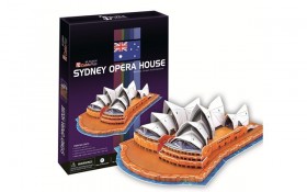 Cubic Fun Puzzle 3D CubicFun Sydney Opera House 58 Elementów C067h