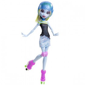 Mattel Monster High Upiorni Uczniowie na rolkach Lalka Abbey Bominable X3671 Y8349