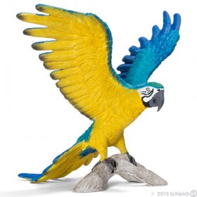 Schleich Dzikie Życie Ameryka Południowa Papuga Ara Niebiesko-Żółta 14690