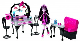 Mattel Monster High 13 Życzeń Kawiarenka z Draculaurą Y7719