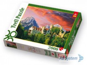 Trefl Puzzle Zamek Hohenschwangau Bawaria 2000 Elementów 27053