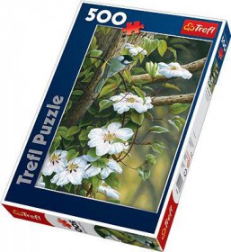 Trefl Puzzle Sikorka Pośród Kwiatów 500 Elementów 37166