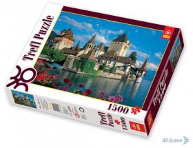 Trefl Puzzle Szwajcaria Zamek Oberhofen 1500 Elementów 26102