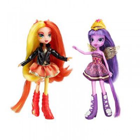 Hasbro My Little Pony Equestria Sunset Shimmer & Twilight Sparkle A3997