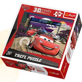 Trefl Puzzle 3D Cars W drodze 120 Elementów 35649