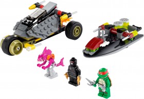 Klocki Lego Wojownicze Żółwie Ninja Pościg 79102
