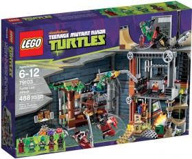 Klocki Lego Wojownicze Żółwie Ninja Atak Na Jaskinię Żółwi 79103