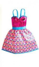 Mattel Barbie Fashionistas Cukierkowa Sukienka N4875 BCN47