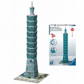 Ravensburger Puzzle 3D Wieżowiec Taipei 101 Elementów 125586