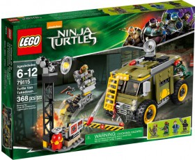 Klocki Lego Wojownicze Żółwie Ninja Destrukcja Furgonetki Żółwi 79115