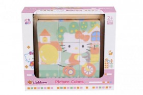 Eichhorn Hello Kitty Klocki Drewniane z Obrazkami 100003132