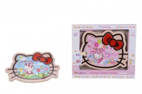 Eichhorn Puzzle Drewniane Kształty Hello Kitty 100003131