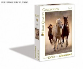 Clementoni Puzzle High Quality Collection Running Horses 1000 Elementów 39168