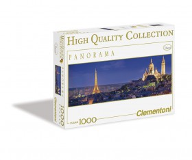 Clementoni Puzzle Panorama High Quality Collection Wieczór w Paryżu 1000 Elementów 39241
