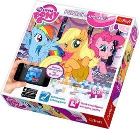 Trefl Puzzle i Aplikacje My Little Pony Przyjęcie 80 Elementów 75100