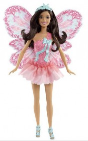 Mattel Barbie Wróżka ze Świata Fantazji Jasnoróżowa W2965 X9450
