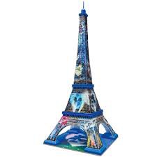 Ravensburger Puzzle  3D Wieża Eiffel'a Mickey i Minnie 216 Elementów 125708