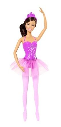 Mattel Barbie Baletnica ze Świata Fantazji Teresa Fioletowa CFF42 CFF45