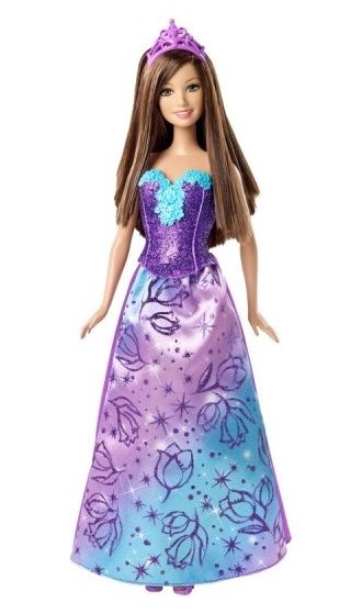 Mattel Barbie Księżniczka ze Świata Fantazji Teresa Fioletowa CFF24 CFF27