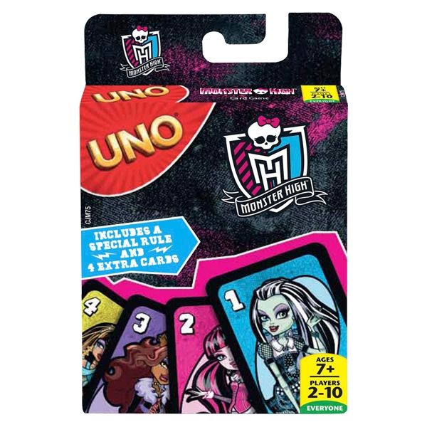 Mattel Karty Uno Monster High CJM75