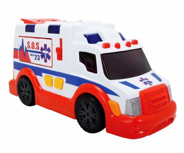 Dickie Ambulans Biało-Czerwony ze Światłem i Dźwiękiem 33 cm 203308360