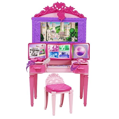 Mattel Barbie Super Księżniczki Toaletka CDY64
