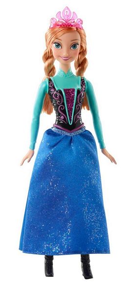 Mattel Frozen Kraina Lodu Błyszcząca Anna CJX74 CFB81