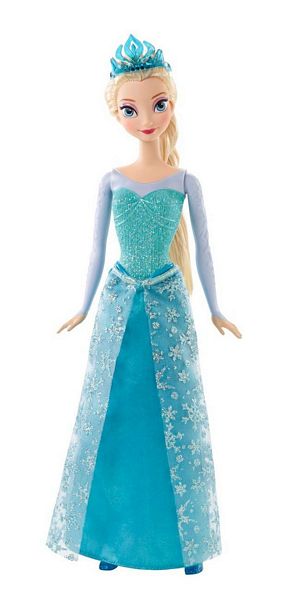Mattel Frozen Kraina Lodu Błyszcząca Elsa CJX74 CFB73