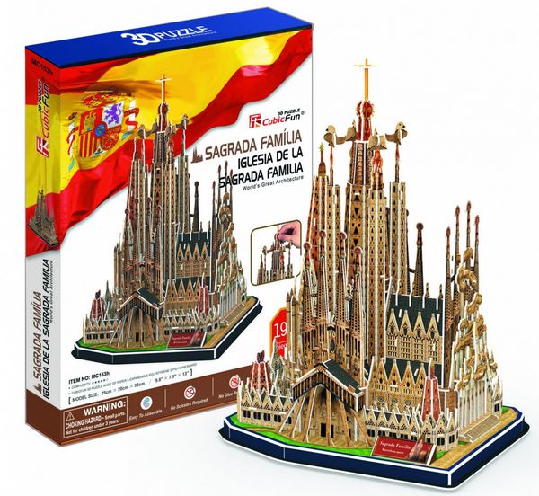 Cubic Fun Puzzle 3D Duży Zestaw Sagrada Familia 20153