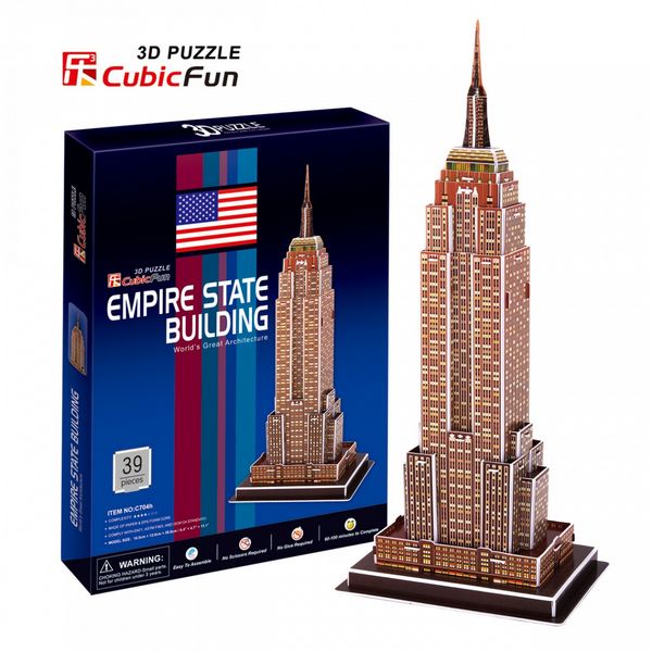Cubic Fun Puzzle 3D Empire State Building 20704