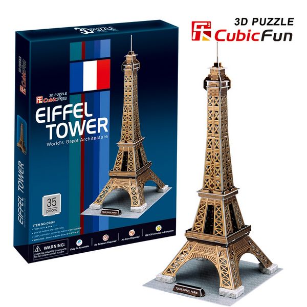Cubic Fun Puzzle 3D Wieża Eiffela (35el.) 01033