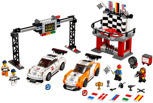 Klocki Lego Speed Champions Porsche 911 GT Linia Mety 75912