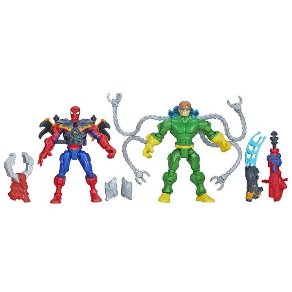 Hasbro Avengers Super Hero Mashers Dwupak z Bronią Spiderman & Doc Ock A8159 A8898