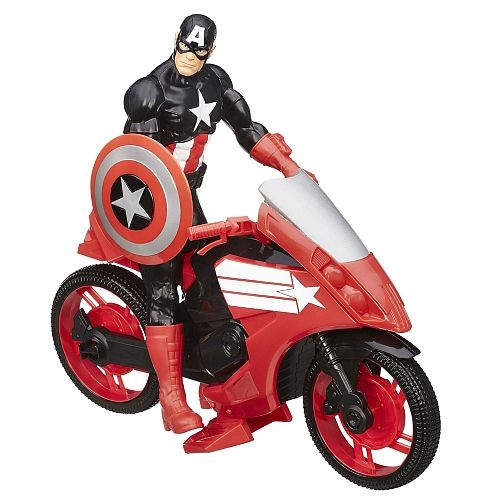 Hasbro Avengers Tytan Pojazd z Figurką 30 cm Captain America B0431 B1492