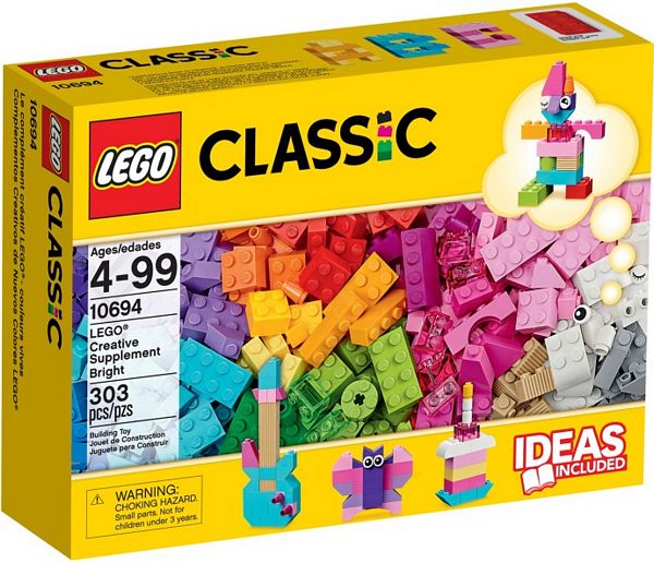 Klocki Lego Classic Kreatywne Budowanie w Jasnych Kolorach 10694