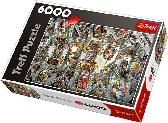 Trefl Puzzle Sklepienie Kaplicy Sykstyńskiej 6000 Elementów 65000