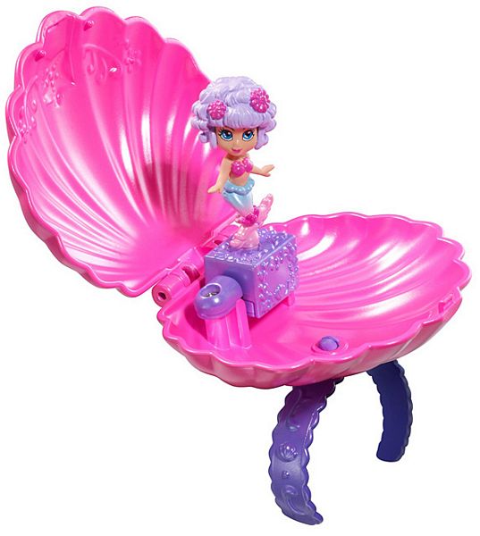 Mattel Barbie Syrenka w Muszelce Różowa BLW66 BLW69