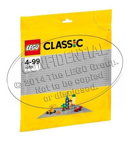 Klocki Lego Classic Szara Płytka Konstrukcyjna 10701