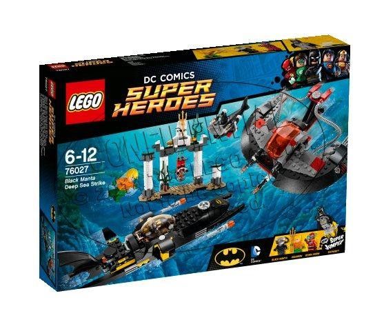 Lego Super Heroes Atak Czarnej Manty 76027