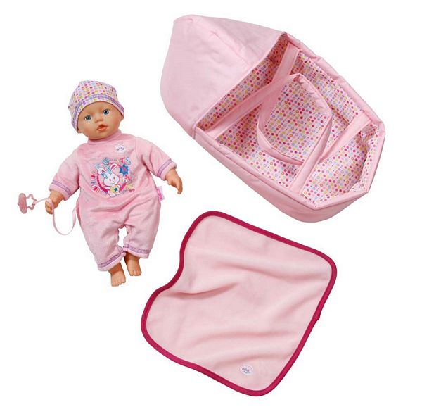 Zapf Creation Little Baby Born Super Soft with Sleeping Bag 820322
