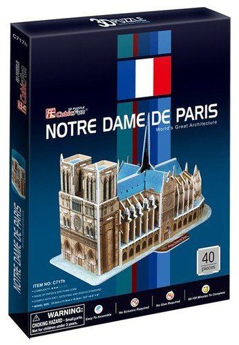 Cubic Fun Puzzle 3D Katedra Notre Dame 40 Elementów 20717