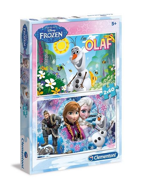 Clementoni Puzzle Frozen 2x60 Elementów 07119