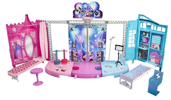 Mattel Barbie Rockowa Księżniczka Zestaw Scena CKB78