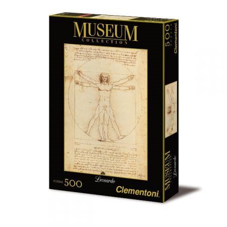 Clementoni Puzzle Museum Collection Vitruvian Man 500 Elementów 35001